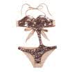 Women Sexy One-Piece Sequin Bikini SideTie Swimsuit Swimwear Beach Bathing Suit