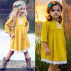 Kid Baby Girls Long Sleeve Party Tutu Short Dress Summer Clothes Outfit Sundress