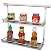 Larsd stainless steel kitchen shelf hanging storage rack CF708