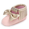 UK Baby Soft Sole Leather Shoes Newborn Girl Toddler Crib Moccasin Prewalkers