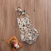 Newborn Baby Girl Bodysuit Sun Floral Tassel Romper Jumpsuit Outfit Clothes