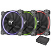 Tart Thermaltake Riing 12cm RGB software set Chassis fan 256 colors three fans hydraulic bearings enhanced damping system mute technology