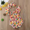 Summer Toddler Girls Fruit Romper Kids Bodysuit Jumpsuit Outfit Sunsuit Clothes