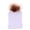Newborn Baby Kids Boy Girl Warm Knitted Beanie Hat Fur Pom Bobble Crochet Cap