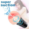 Sucking vibration 3D realistic silicone adult toy male luxury gift strong suction&10 vibration mode cup