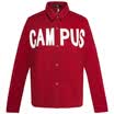 Semir Lady Lifestyle Lapel Letter Long Sleeve Shirt Korean version 19316050309 Chinese Red L