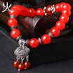 Natural jewelry five lines transfer pearl sands blue sand stone womens bracelet red agate bracelet