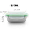 1 Layer Stainless Steel Thermal Insulated Lunch Box Bento Food Container NEW