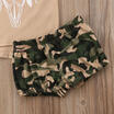 Kids Baby Boy Girl 2pcs Military Set Cattle Vest Camouflage Shorts Pants