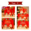 3x Christmas Gift Creative Ribbon Handles Present Box Favor Bag Party Decoration