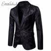 Mens Fashion One Button Slim Fit Casual Business Suit Dress Blazer Coat Jacket