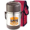 Ai Lijin multi-layer vacuum stew pot 2800ml 304 stainless steel gift insulation bag insulation food soup free fire porridge insulation barrel