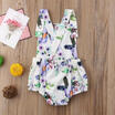 Newborn Infant Baby Girl Floral Romper Bodysuit Jumpsuit Outfits Sunsuit Clothes