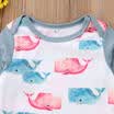 2pcs Newborn Toddler Animal Baby Boy Girl Clothes T-shirt TopsPants Outfits USA