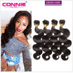 Brazilian Body Wave 4 Bundles 5A Mink Unprocessed Brazilian Virgin Hair Body Wave Connie Brazilian Human Hair Weave Bundles