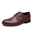 Yichi EGCHI leather shoes men&39s business casual fashion wear-resistant leather shoes male 8096 brown 38
