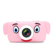 Small fart PIUS childrens digital camera photo baby mini SLR HD childrens camera childrens smart camera cartoon holiday birthday gift pink pig cute powder no card