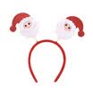 New&new fine art Christmas luminous head buckle headpiece props decorations adult childrens headband luminous Santa Claus hairpin creative small gifts show scene layout supplies D