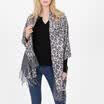 Ladies Leopard Animal Print Lightweight Airy Soft-touch Rectangle Everyday Scarf