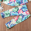 Kids Baby Girls Flower Top Blouse Pants Leggings Outfits 3Pcs Set Clothes 6M-5T