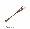 OLOEY classic European fork 304 stainless steel household steak cutlery rose gold Western knife&fork