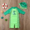 Fashion Kid Protective Swimwear Rash Swimsuit Boy 1-7Y SwimmingHat Costume Set