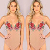 US STOCK Womens One Piece Swimsuit Swimwear Bathing Monokini Push Up Padded