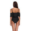 Women Romper OnePiece Bikini Monokini Solid Backless Swimwear Swimsuit Jumpsuit