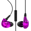 Astrotec GX Subwoofer HIFI Sports Noise Reduction Mobile Music Headphones In-Ear Crystal Purple