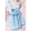 Baby Girl Kids Overall Dress Suspender Skirt Summer Party Rabbit Dress Clothes