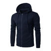 Mens Zip Sweater Hoodie Athletic Running Pullover Sweatershirt Hooded Coat XN