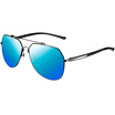EYEPLAY sunglasses men&39s fashion silver frame mercury film polarized sunglasses island glasses eyes 6009M C2 61mm