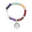 Accesorios populares accesorios línea abalorios chakra yoga cruz - borde pulsera pulsera pulsera