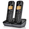 Gigaset original Siemens brand phone A190L digital cordless phone one drag one Chinese display double handsfree screen backlit home office machine machine machine set interstellar black
