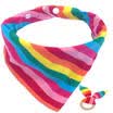 Cute Baby Triangle Boy Bandana Bibs Head Scarf Towel DribbleWood Teething Ring