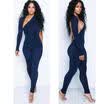 Women Jumpsuit Romper Bodycon Playsuit Clubwear Long Party Pants Trousers AU