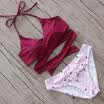 US Womens Bikini Set Bandage Push up Padded Swimwear Swimsuit Bathing Beachwear