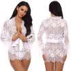 New Plus Size Underwear Lace Sleepwear Lingerie Set Womens Bridal Babydoll Dress