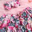 Newborn Toddler Baby Girl Clothes Romper Bodysuit Headband Sunsuit Outfits Set
