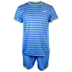 Li Ning LI-NING AATL039-3 Badminton Men&39s Competition Set New Vitality Blue XL