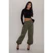 US Women Casual Loose Pure Color Harem Long Pants Cotton Trouser Plus Size S-3XL