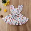 Boutique Toddler Kids Girl Floral Deer Summer Tunic Casual Skater Dress Sundress