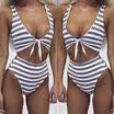 Womens Bandage Brazilian Swimsuit One Piece Monokini Beach Swimwear Bikini Set