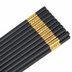 Double gun Suncha chopsticks alloy chopsticks ten pairs of non-mildew easy to clean stainless steel chopsticks gift hotel Japanese chopsticks KZ4062 gold