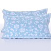 Jingdong supermarket Yongliang home textiles cotton twist jacquard pillow a pair of two loaded blue 150g Article 50x73cm