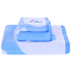 Jingdong supermarket Yongliang towel home duo a dream cartoon cotton sets of towels football boy embroidery children towels towels towels three sets of genuine licensing blue