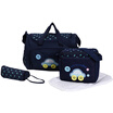 My love multi-functional Mummy bag 3 sets of pregnant women to be produced package handbag shoulder bag diagonal package ZA17288 dark blue