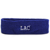 LAC Cotton Headband Sports Headband Men & Women Cotton Sports Headband Sweatband Belt Hairband Sports Scarf Navy Blue