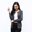 Antarctic Nanjiren Knitwear Women&39s Fashion Cardigan Slim Long Sleeve Sweater Women&39s Gray S 15564