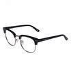 Wei Gu&39s VEGOOS 5043S retro fashion big frame men&women glasses myopic glasses frame bright black box silver mirror